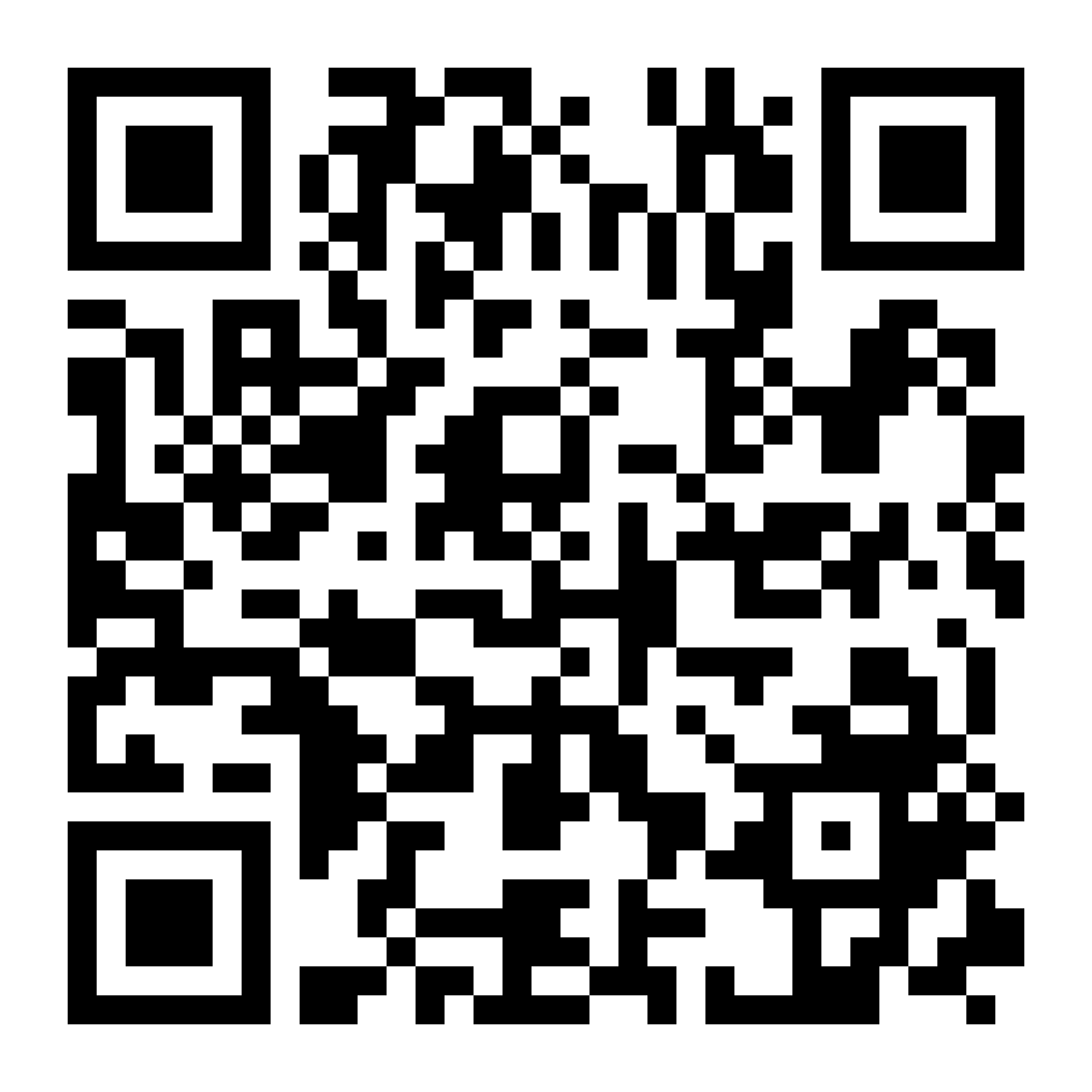 QR Code para download do aplicativo Aya Bancah